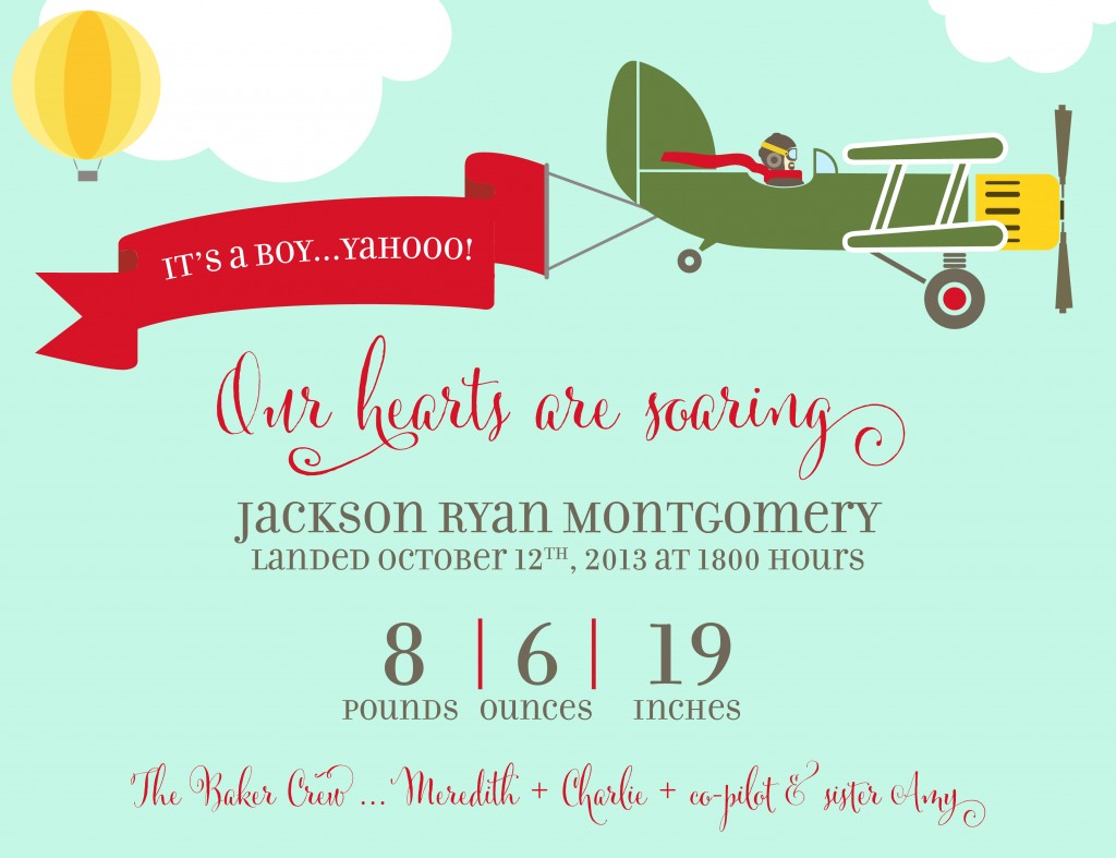 Personalized birth announcements, baby announcements, baby boy announcements, airplane themed birth announcements,aviation_birth_print,Cantoni font, calligraphy fonts, cript fonts, modern calligraphy fonts, hand lettering, hand lettered fonts, fancy fonts, best selling fonts, most popular fonts, fonts for invitations, myfonts, rising star september 2013
